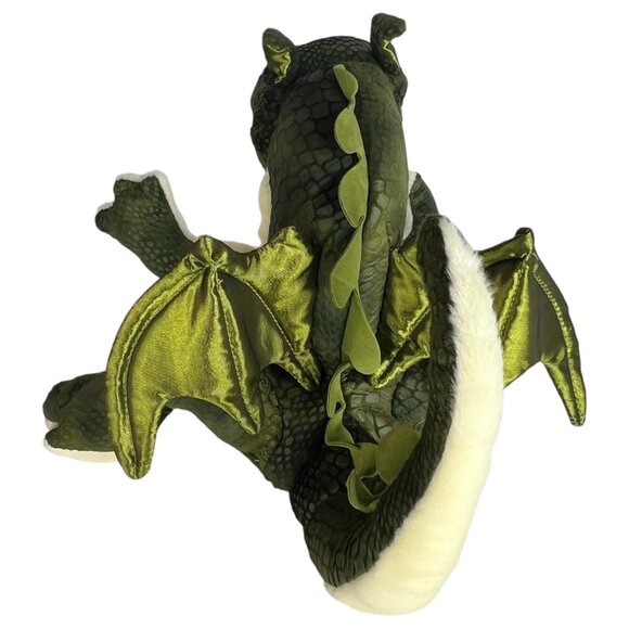 Folkmanis Baby Dragon Hand Puppet Plush Green 9 Inch Wings Stuffed Animal Toy - Picture 7 of 11